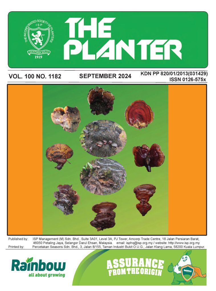 Cover page of The Planter September Vol100 No1182